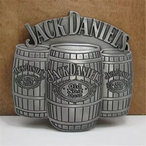 New Jack Daniels Old No. 7 Silver Oval Or Barrels Belt Buckle See Sizes